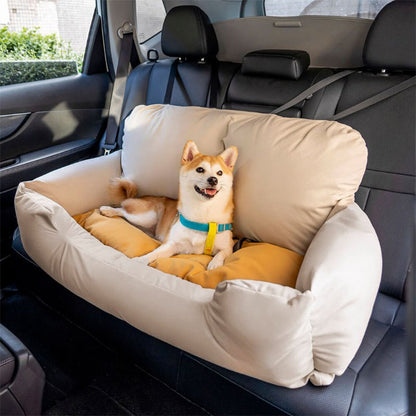 Comfort Car Bed Superior Safety for Medium-Large Dogs