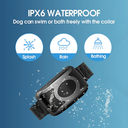 AquaBark Pro - Waterproof Adjustable Anti-Bark Dog Training Collar