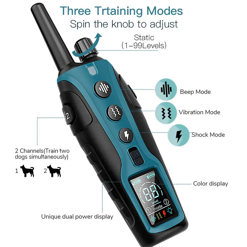 Advanced Dog Training Collar with Flashlight