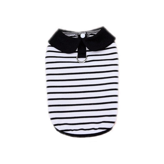 Sunny Stripes Summer Pet T-Shirt Dress