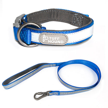 GlowTrack Reflective Dog Collar & Leash Set