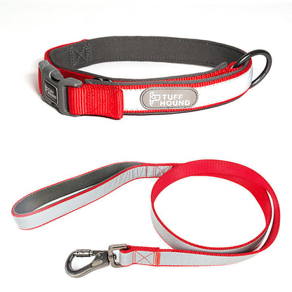 GlowTrack Reflective Dog Collar & Leash Set