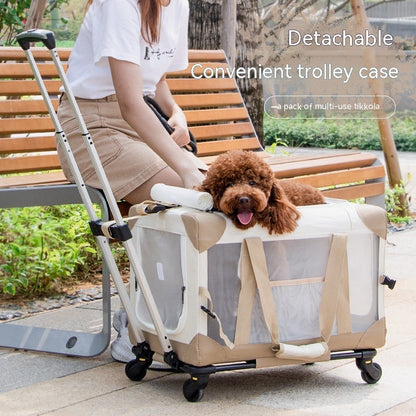 PawPal Rover - Pet Trolley Bag with Car Mount