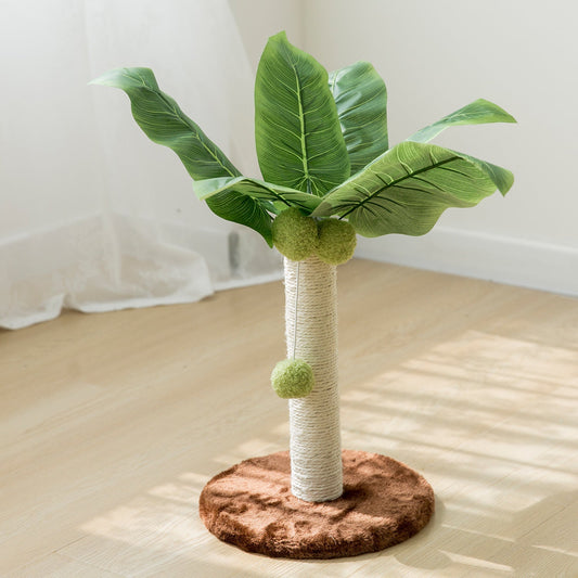 TropicPurr Coconut Tree: Small Cat Scratch Pole